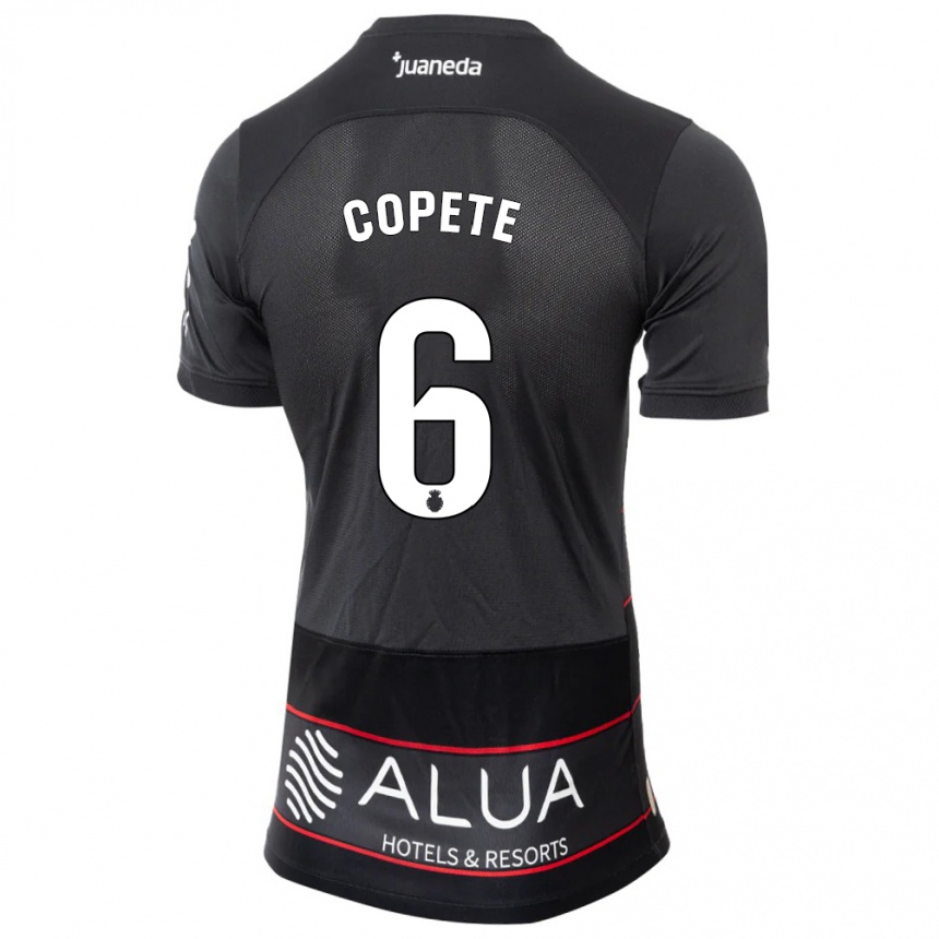 Hombre Fútbol Camiseta José Copete #6 Negro 2ª Equipación 2023/24