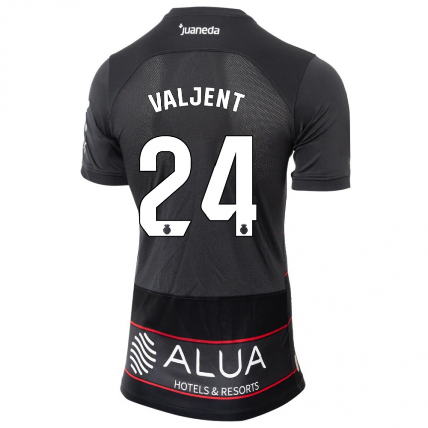 Hombre Fútbol Camiseta Martin Valjent #24 Negro 2ª Equipación 2023/24