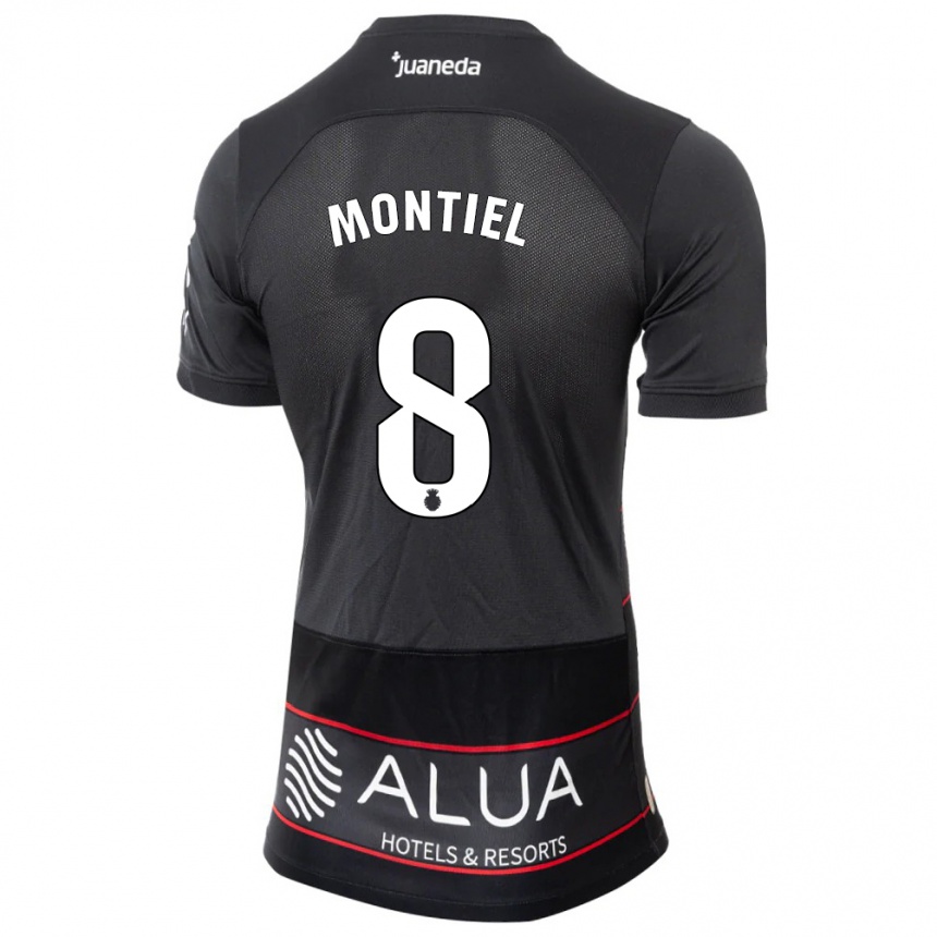 Hombre Fútbol Camiseta Luis Montiel #8 Negro 2ª Equipación 2023/24