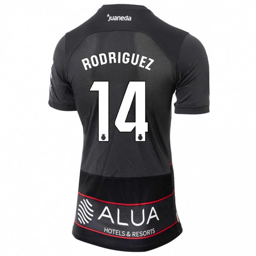 Hombre Fútbol Camiseta Diego Rodríguez #14 Negro 2ª Equipación 2023/24