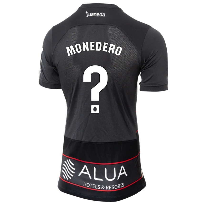 Hombre Fútbol Camiseta Marc Monedero #0 Negro 2ª Equipación 2023/24