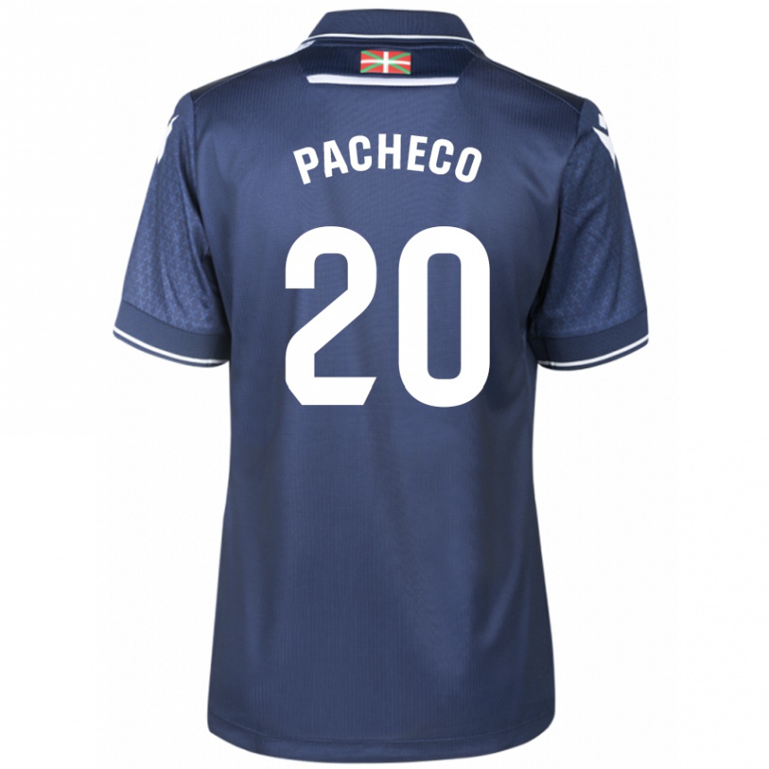 Hombre Fútbol Camiseta Jon Pacheco #20 Armada 2ª Equipación 2023/24