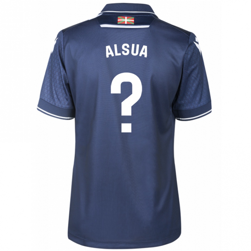 Hombre Fútbol Camiseta Adur Alsua #0 Armada 2ª Equipación 2023/24