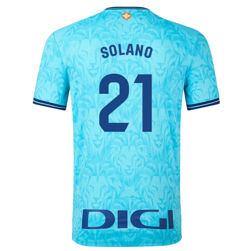 Hombre Fútbol Camiseta Bibiane Schulze-Solano #21 Cielo Azul 2ª Equipación 2023/24