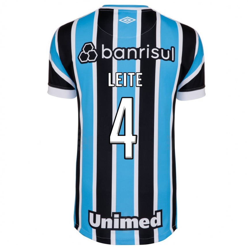 Mujer Fútbol Camiseta Paulo Henrique Leite #4 Azul 1ª Equipación 2023/24
