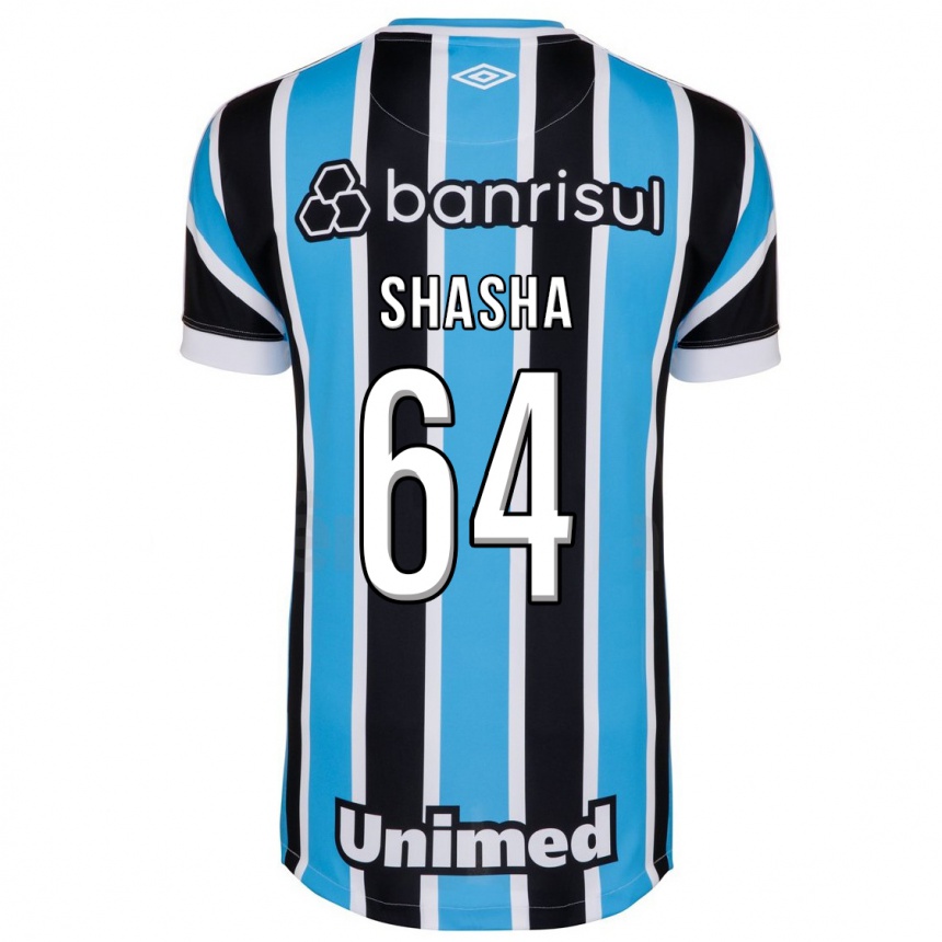 Mujer Fútbol Camiseta Shashá #64 Azul 1ª Equipación 2023/24
