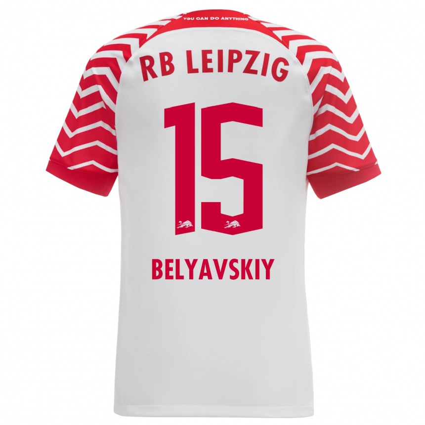 Mujer Fútbol Camiseta David Belyavskiy #15 Blanco 1ª Equipación 2023/24