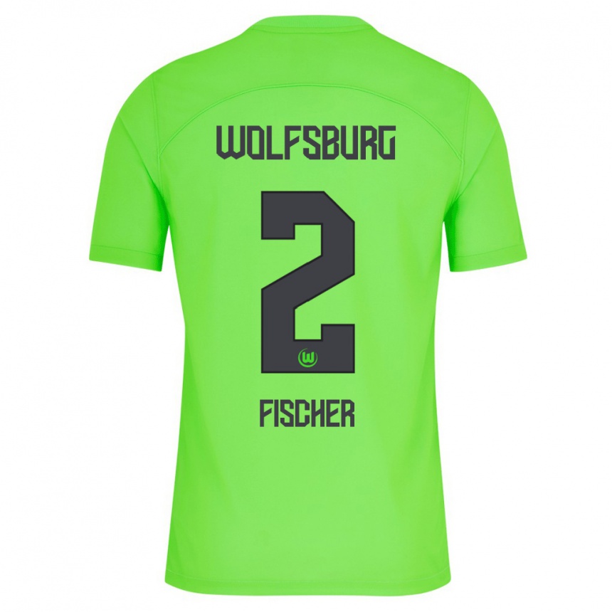 Mujer Fútbol Camiseta Kilian Fischer #2 Verde 1ª Equipación 2023/24