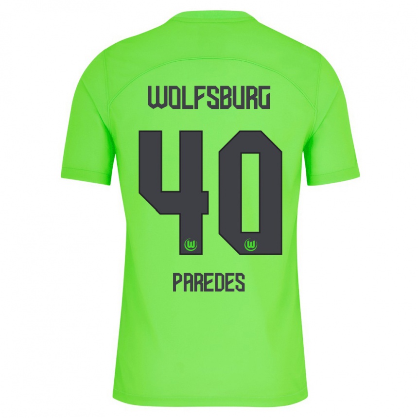 Mujer Fútbol Camiseta Kevin Paredes #40 Verde 1ª Equipación 2023/24