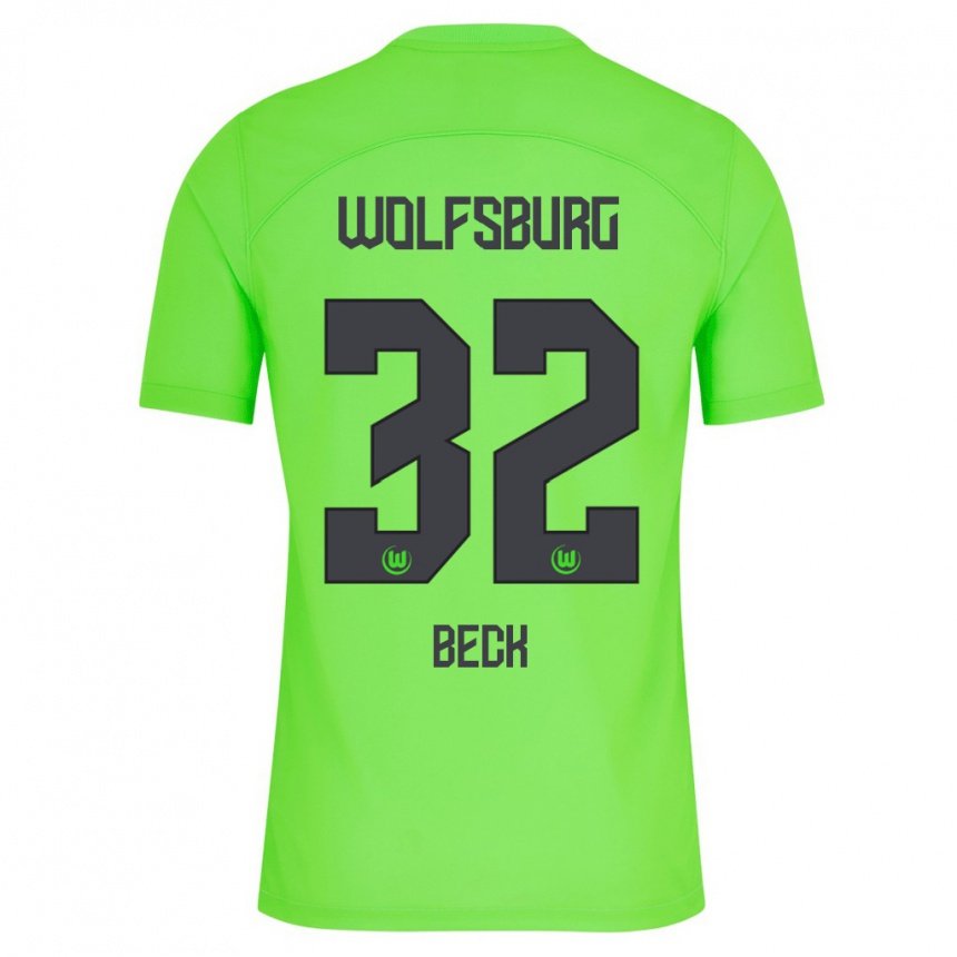 Mujer Fútbol Camiseta Kiara Beck #32 Verde 1ª Equipación 2023/24