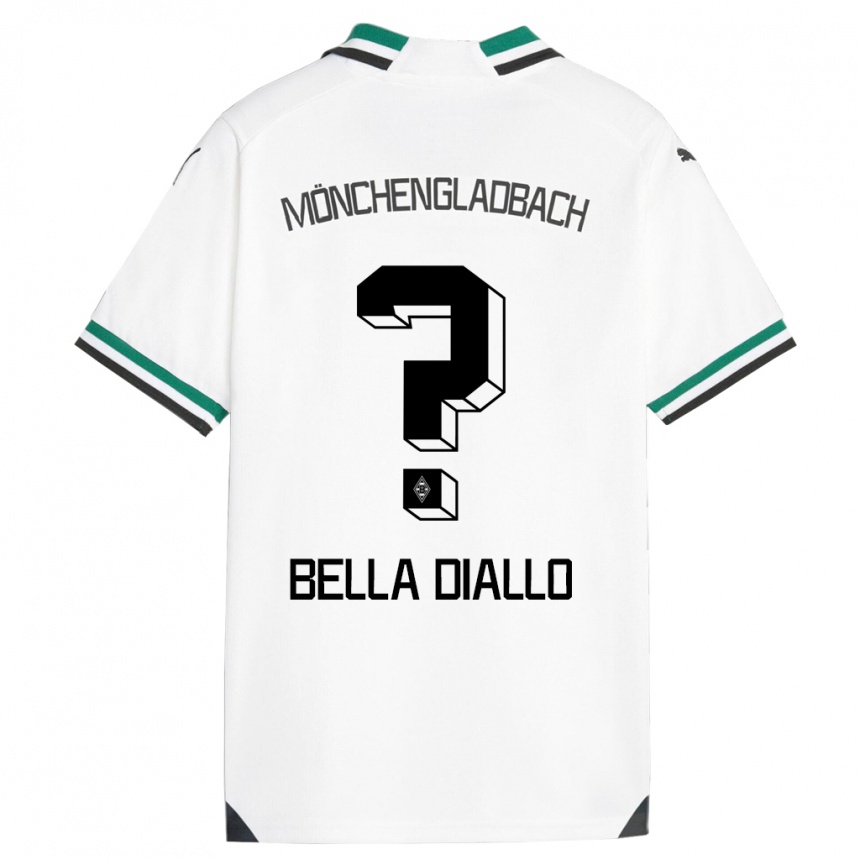 Mujer Fútbol Camiseta Oumar Bella Diallo #0 Blanco Verde 1ª Equipación 2023/24