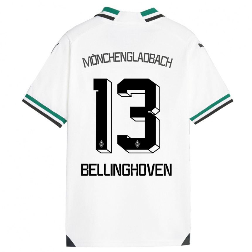 Mujer Fútbol Camiseta Christina Bellinghoven #13 Blanco Verde 1ª Equipación 2023/24