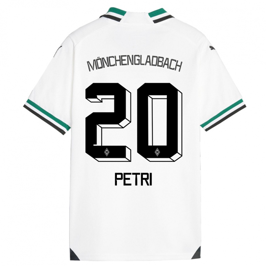 Mujer Fútbol Camiseta Paula Petri #20 Blanco Verde 1ª Equipación 2023/24