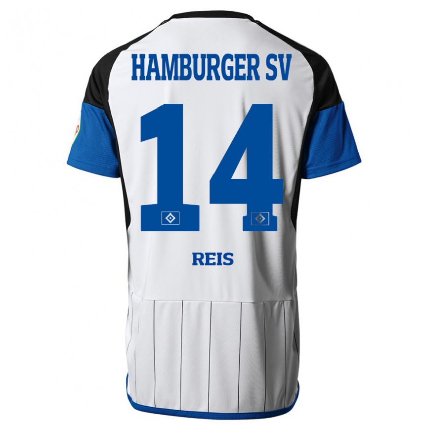 Mujer Fútbol Camiseta Ludovit Reis #14 Blanco 1ª Equipación 2023/24