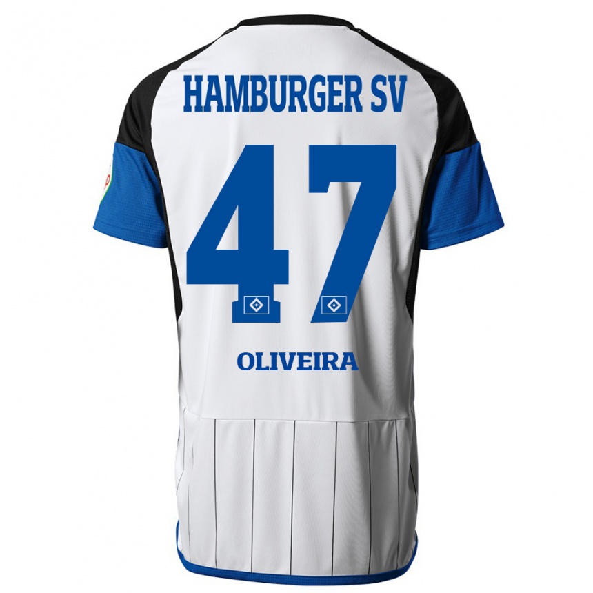 Mujer Fútbol Camiseta Nicolas Oliveira #47 Blanco 1ª Equipación 2023/24