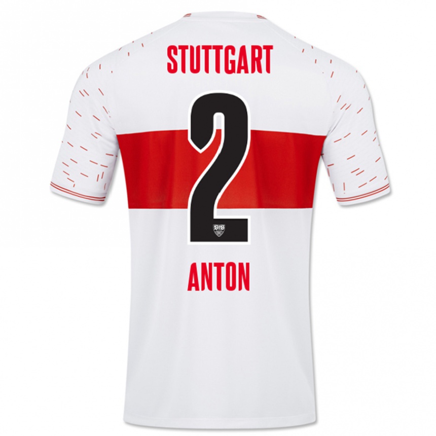 Mujer Fútbol Camiseta Waldemar Anton #2 Blanco 1ª Equipación 2023/24