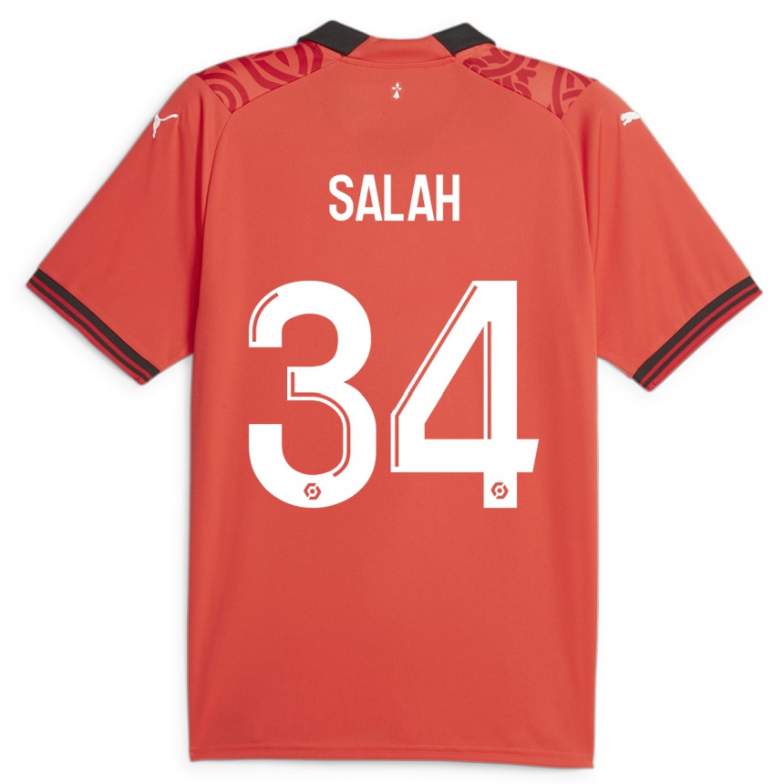 Mujer Fútbol Camiseta Ibrahim Salah #34 Rojo 1ª Equipación 2023/24