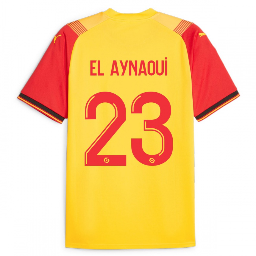 Mujer Fútbol Camiseta Neil El Aynaoui #23 Amarillo 1ª Equipación 2023/24