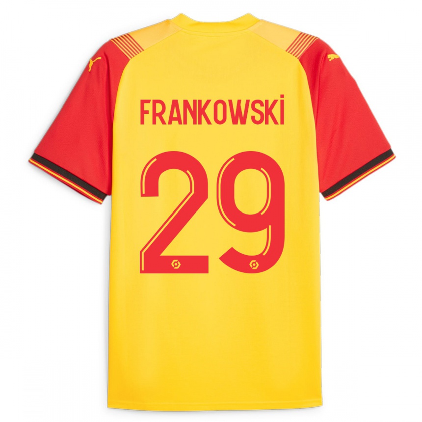 Mujer Fútbol Camiseta Przemyslaw Frankowski #29 Amarillo 1ª Equipación 2023/24