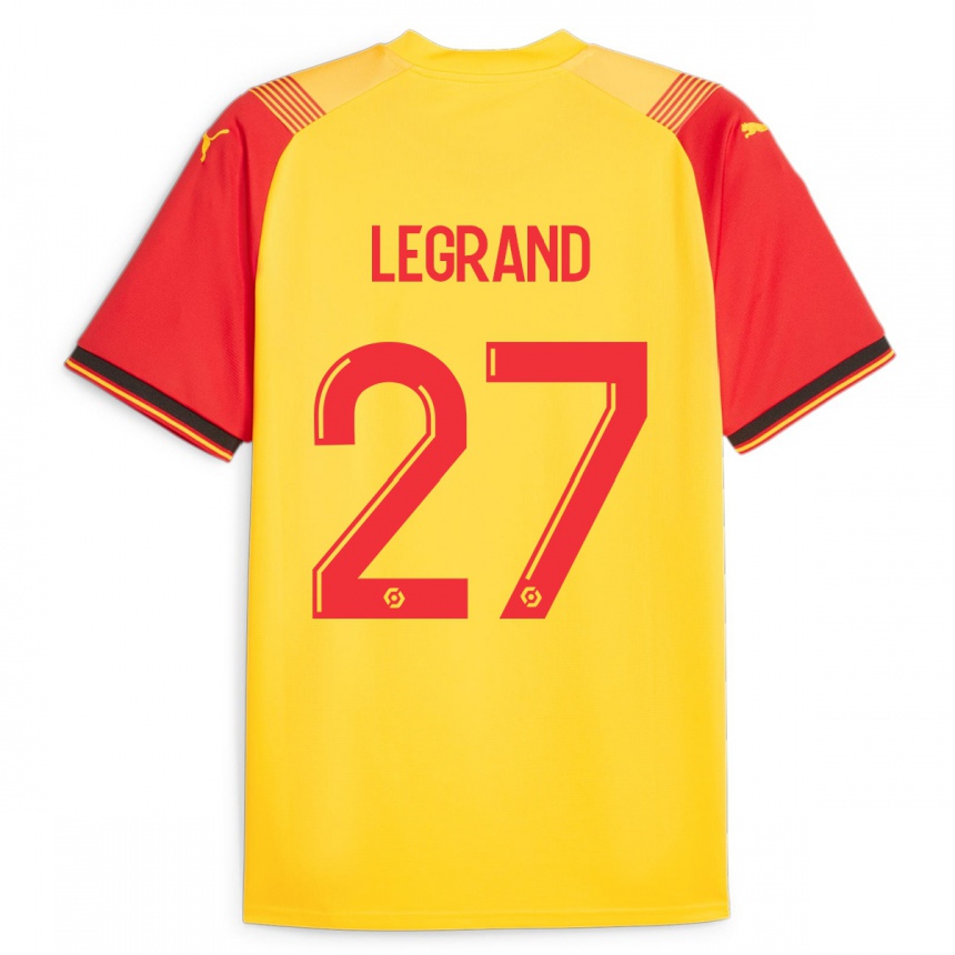 Mujer Fútbol Camiseta Bérénice Legrand #27 Amarillo 1ª Equipación 2023/24