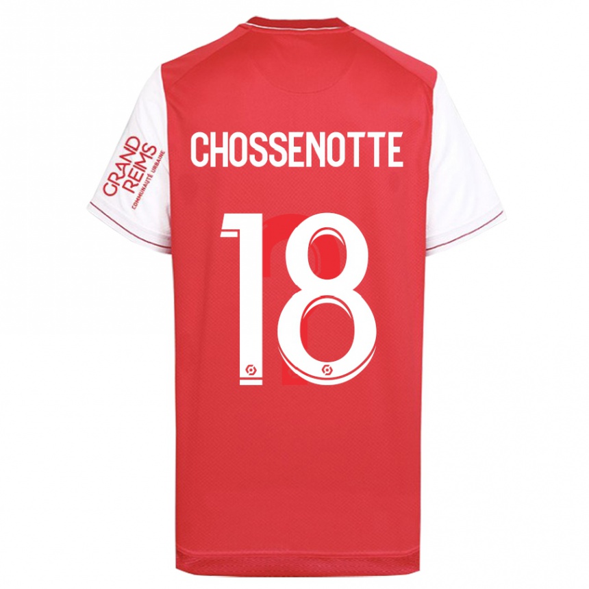 Mujer Fútbol Camiseta Shana Chossenotte #18 Rojo 1ª Equipación 2023/24