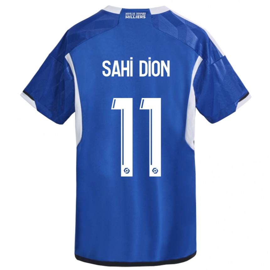 Mujer Fútbol Camiseta Moïse Sahi Dion #11 Azul 1ª Equipación 2023/24