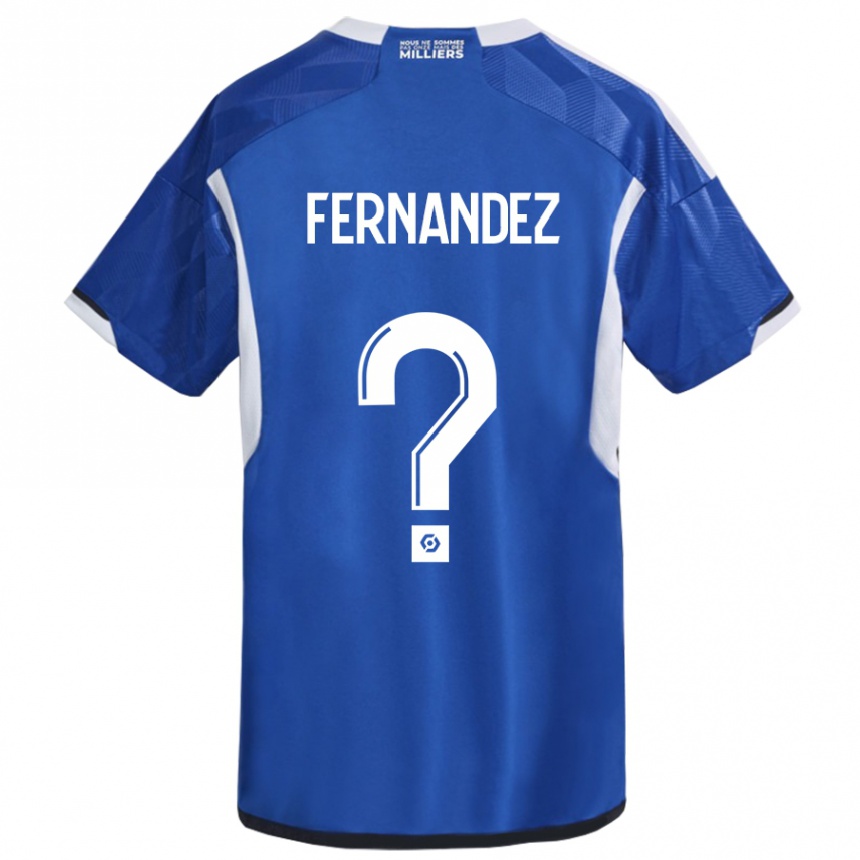 Mujer Fútbol Camiseta Elies Araar Fernandez #0 Azul 1ª Equipación 2023/24