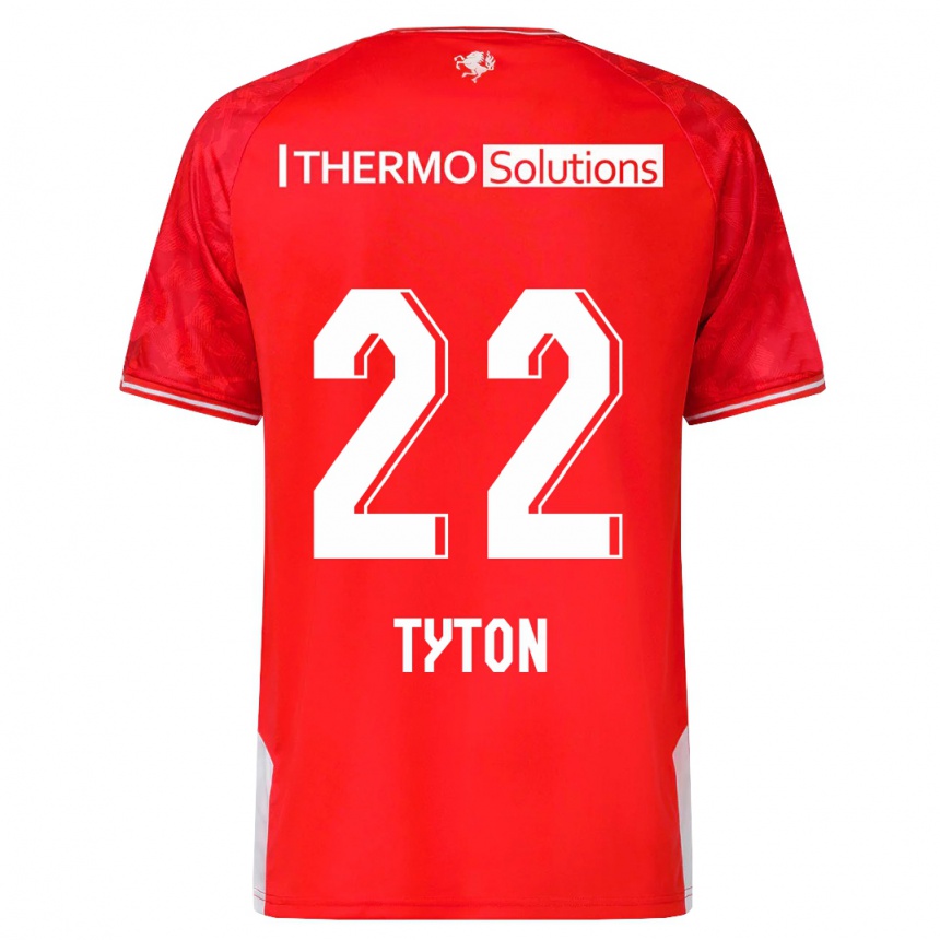 Mujer Fútbol Camiseta Przemyslaw Tyton #22 Rojo 1ª Equipación 2023/24