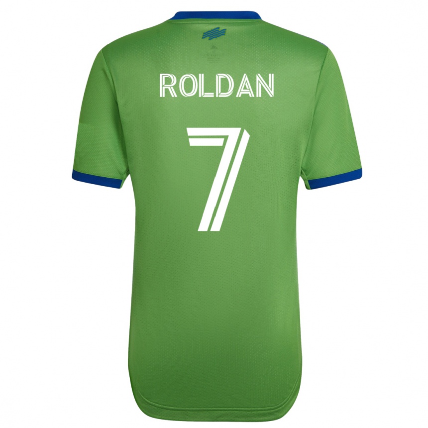 Mujer Fútbol Camiseta Cristian Roldán #7 Verde 1ª Equipación 2023/24