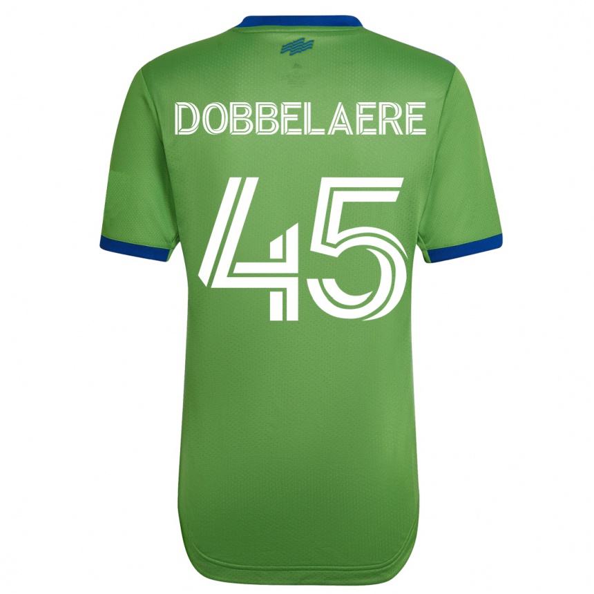 Mujer Fútbol Camiseta Ethan Dobbelaere #45 Verde 1ª Equipación 2023/24