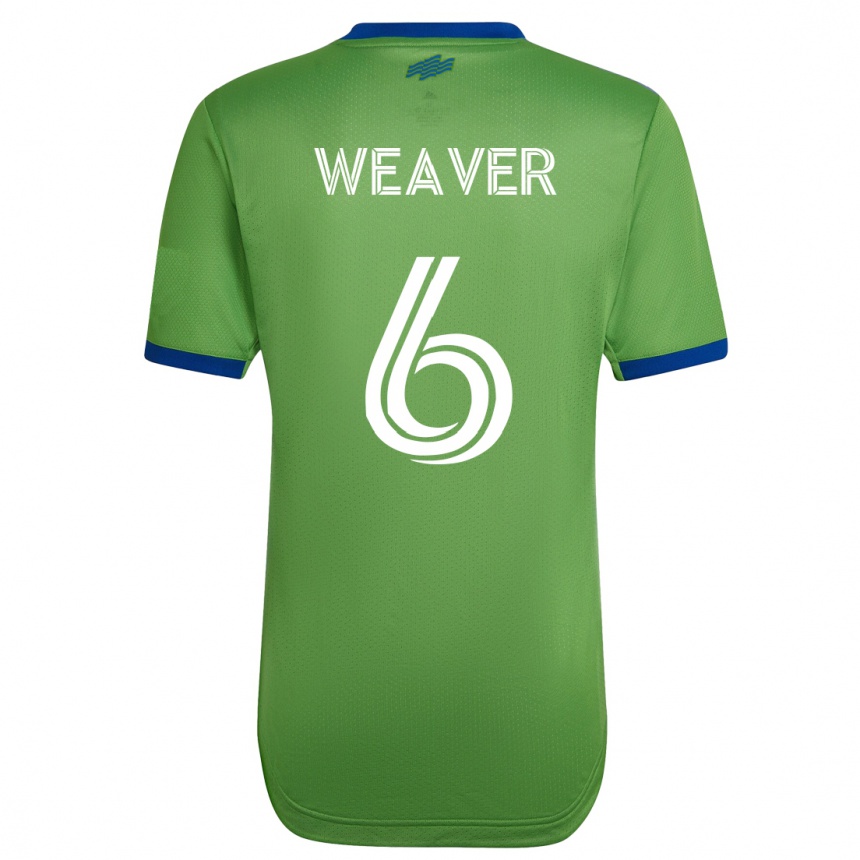 Mujer Fútbol Camiseta Morgan Weaver #6 Verde 1ª Equipación 2023/24