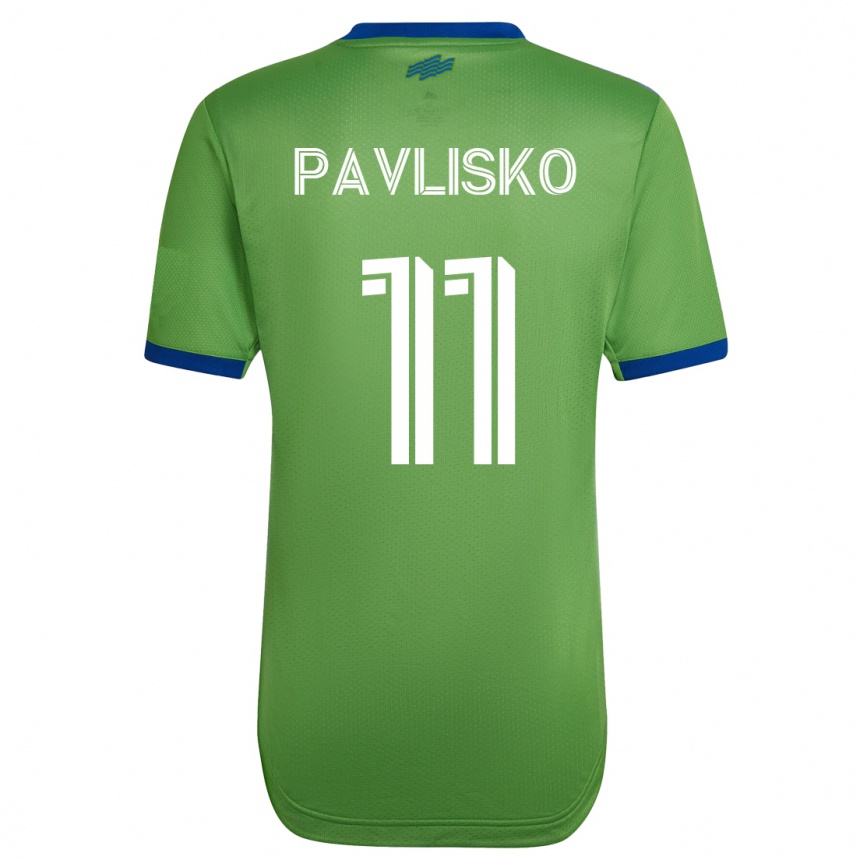 Mujer Fútbol Camiseta Kirsten Pavlisko #11 Verde 1ª Equipación 2023/24