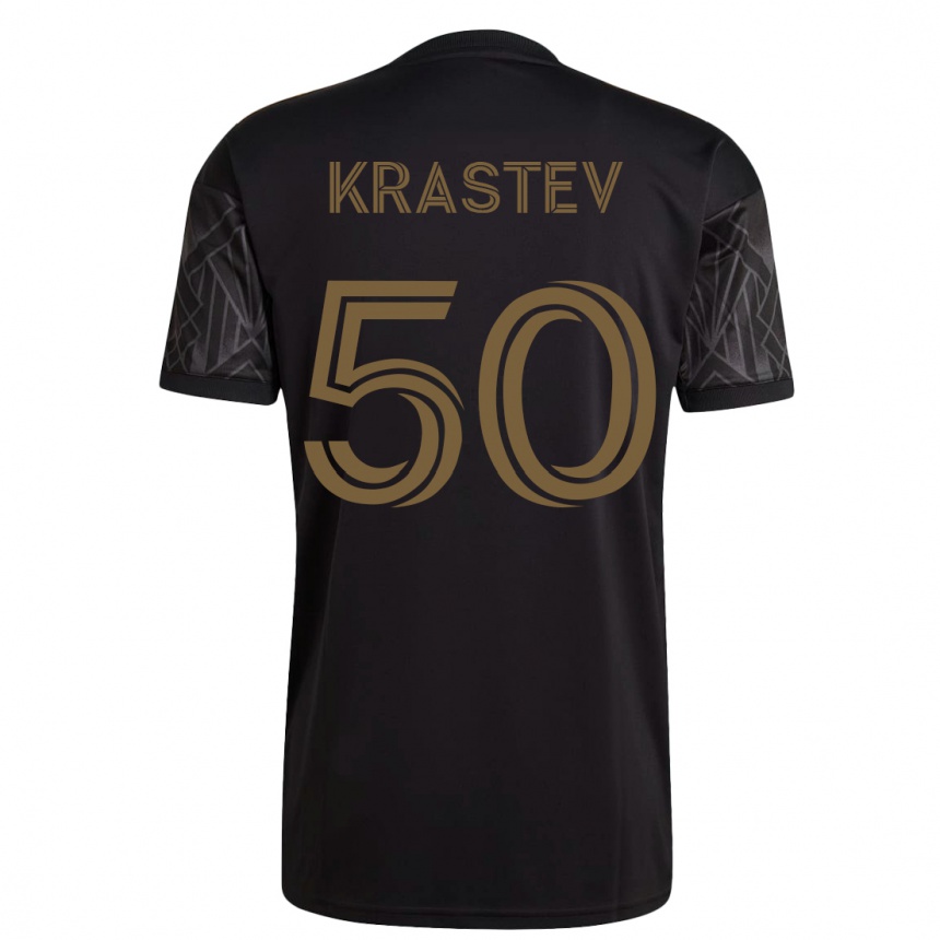 Mujer Fútbol Camiseta Filip Krastev #50 Negro 1ª Equipación 2023/24