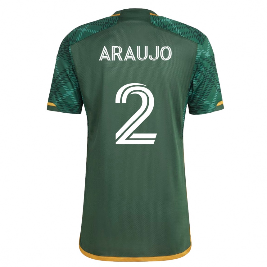 Mujer Fútbol Camiseta Miguel Araujo #2 Verde 1ª Equipación 2023/24