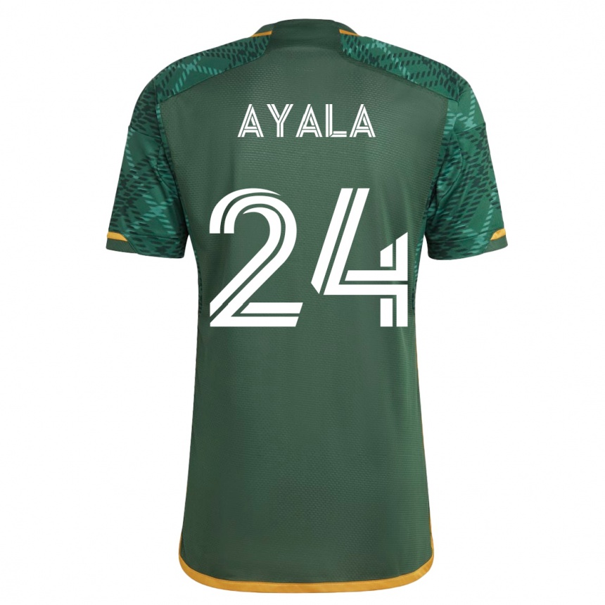 Mujer Fútbol Camiseta David Ayala #24 Verde 1ª Equipación 2023/24