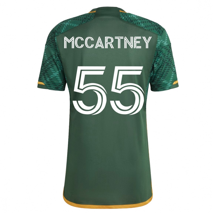 Mujer Fútbol Camiseta Dawson Mccartney #55 Verde 1ª Equipación 2023/24