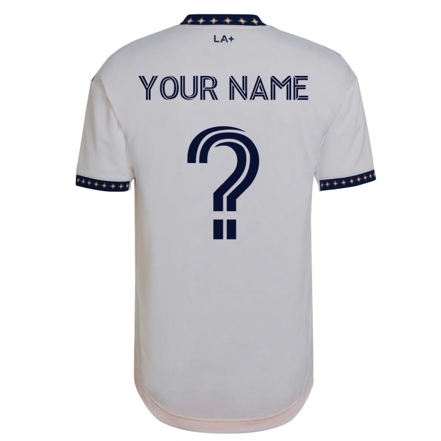 Mujer Fútbol Camiseta Su Nombre #0 Blanco 1ª Equipación 2023/24
