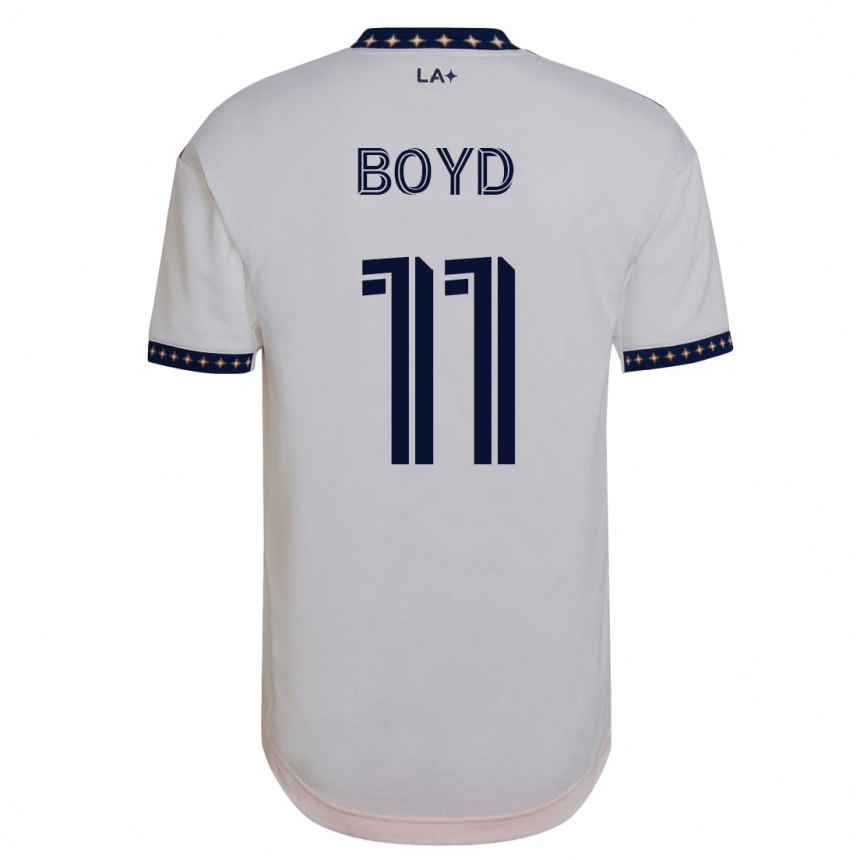 Mujer Fútbol Camiseta Tyler Boyd #11 Blanco 1ª Equipación 2023/24