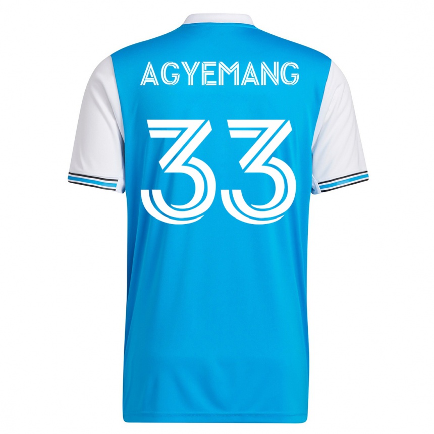 Mujer Fútbol Camiseta Patrick Agyemang #33 Azul 1ª Equipación 2023/24
