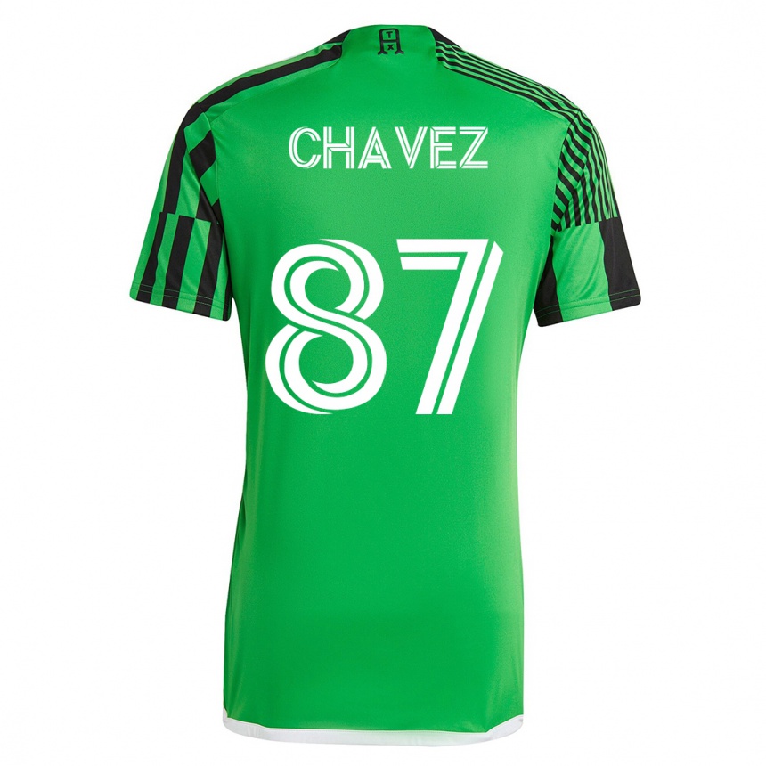 Mujer Fútbol Camiseta Alfonso Ocampo-Chávez #87 Verde Negro 1ª Equipación 2023/24