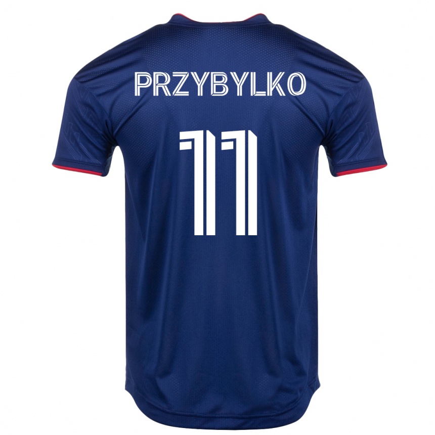 Mujer Fútbol Camiseta Kacper Przybylko #11 Armada 1ª Equipación 2023/24