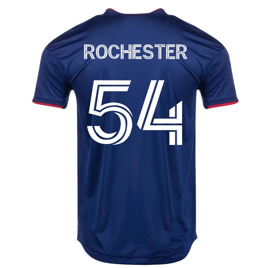 Mujer Fútbol Camiseta Lamonth Rochester #54 Armada 1ª Equipación 2023/24