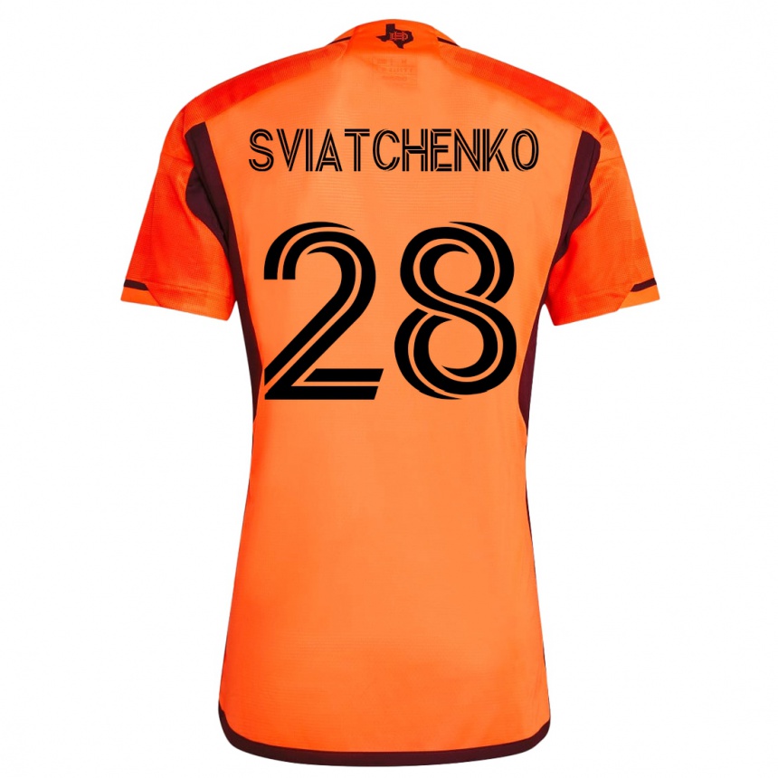 Mujer Fútbol Camiseta Erik Sviatchenko #28 Naranja 1ª Equipación 2023/24