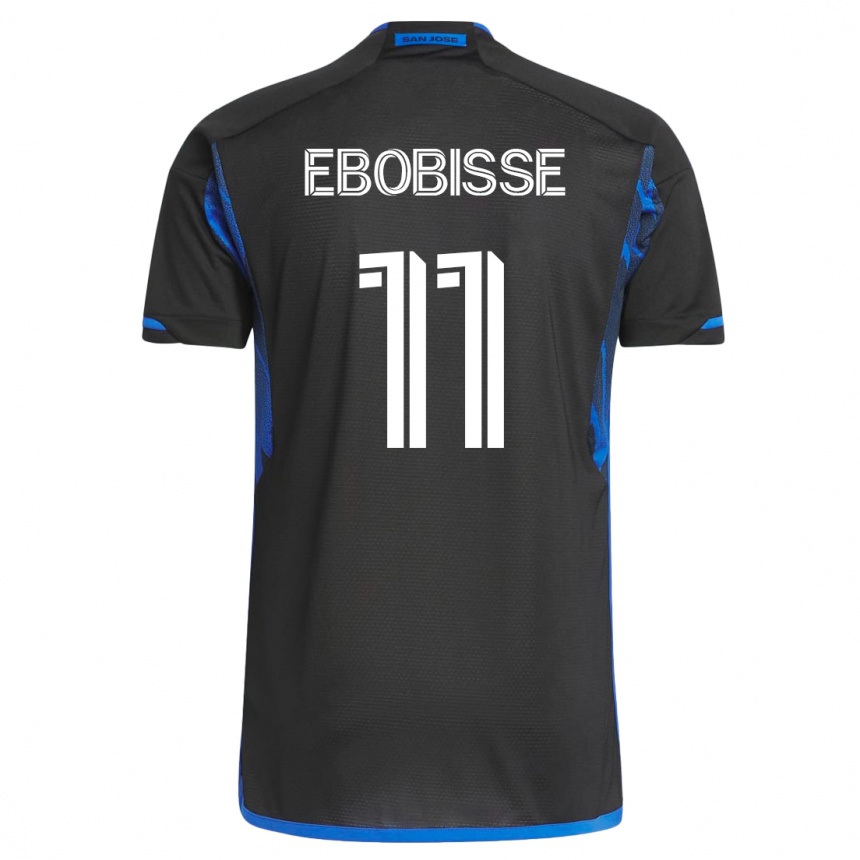 Mujer Fútbol Camiseta Jeremy Ebobisse #11 Azul Negro 1ª Equipación 2023/24