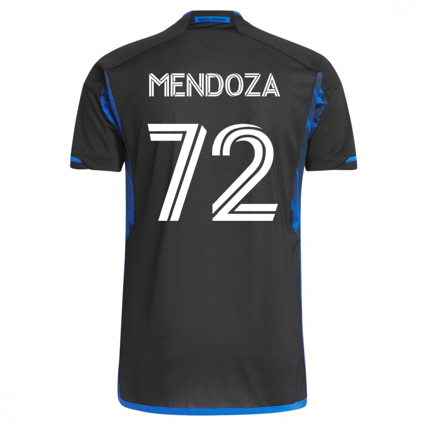 Mujer Fútbol Camiseta Edwyn Mendoza #72 Azul Negro 1ª Equipación 2023/24
