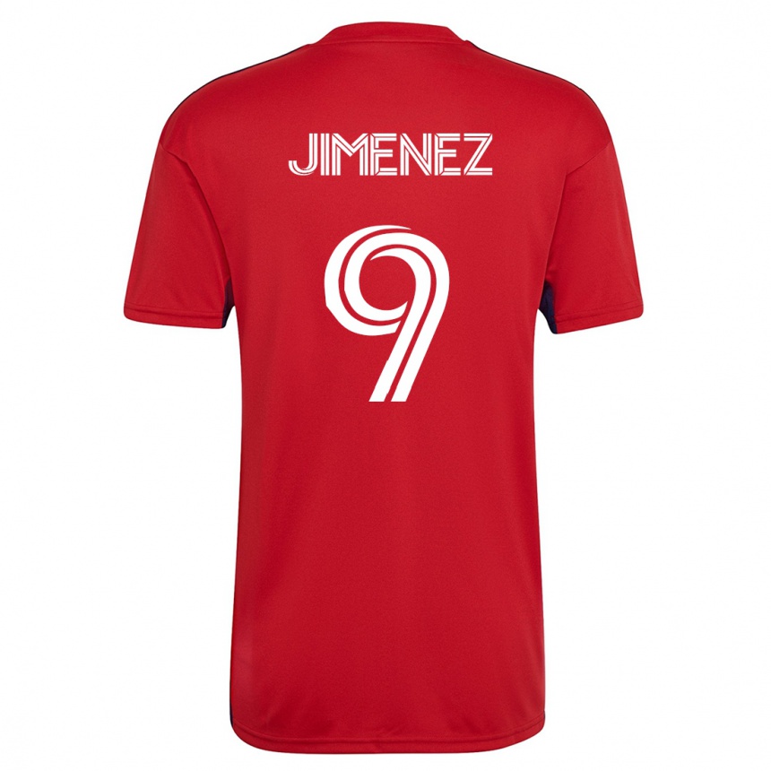 Mujer Fútbol Camiseta Jesús Jiménez #9 Rojo 1ª Equipación 2023/24
