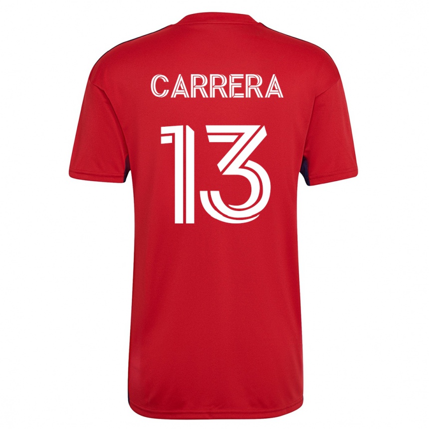 Mujer Fútbol Camiseta Antonio Carrera #13 Rojo 1ª Equipación 2023/24