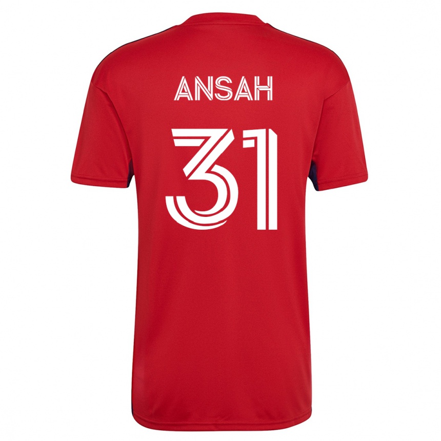 Mujer Fútbol Camiseta Eugene Ansah #31 Rojo 1ª Equipación 2023/24