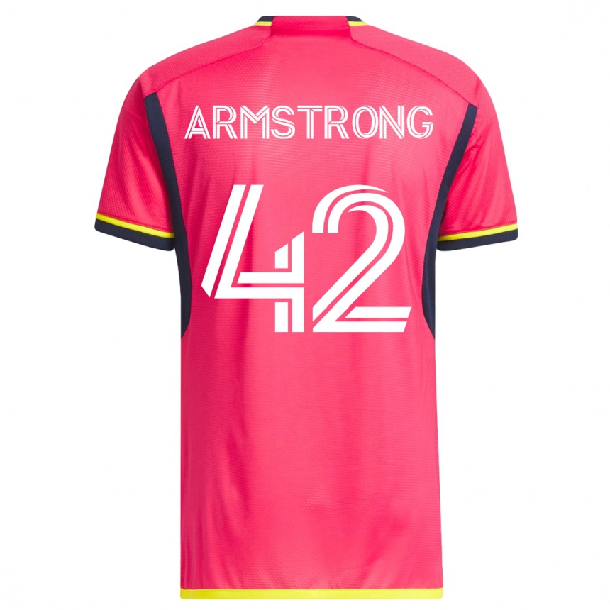 Mujer Fútbol Camiseta Ezra Armstrong #42 Rosa 1ª Equipación 2023/24