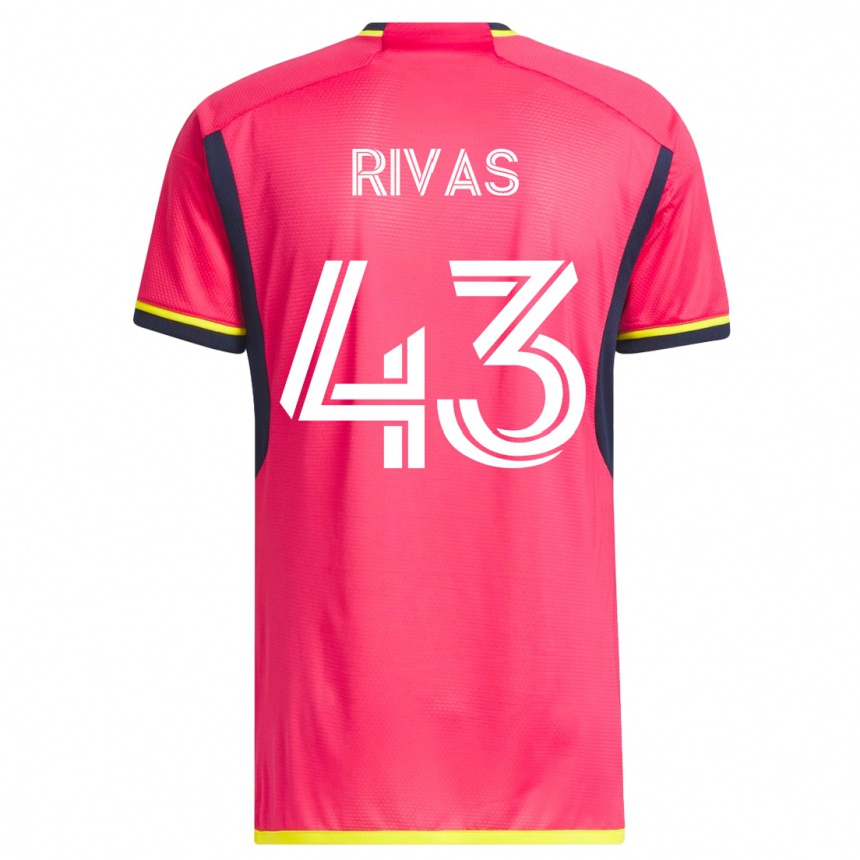Mujer Fútbol Camiseta Sergio Rivas #43 Rosa 1ª Equipación 2023/24